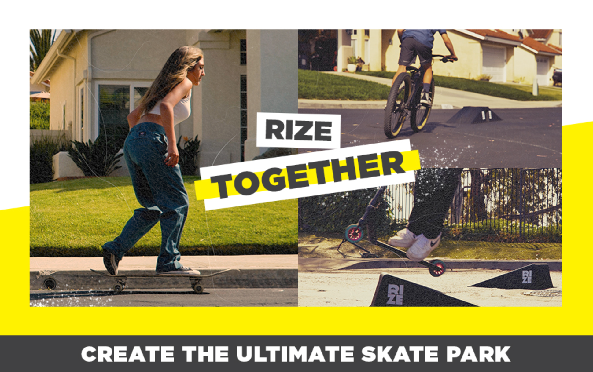 Rize Ramps Skateboard Scooter skatepark 1080 ramps