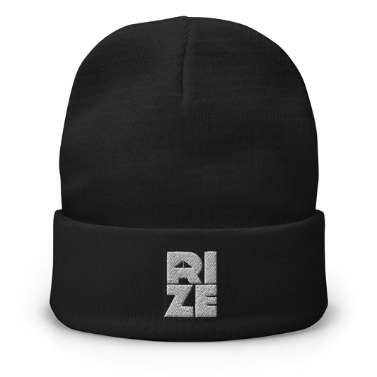 RIZE Stacked Embroidered Beanie